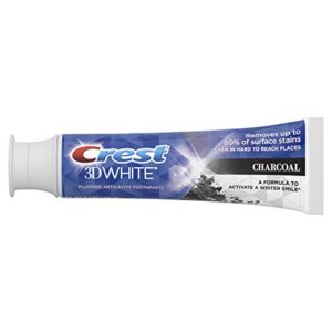 Crest 3D White, Charcoal Whitening Toothpaste, 4.1 oz, 3 Count