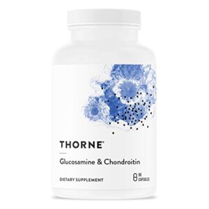 thorne glucosamine & chondroitin – support to maintain healthy joint function and mobility – 90 capsules