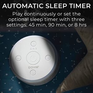 Yogasleep Dohm Nova White Noise Sound Machine. Includes Night Light, Timer, 10 Fan Speeds for Louder Noise Blocking. Noise Canceling for Office Privacy & Concentration, Better Sleep for Baby & Adults.