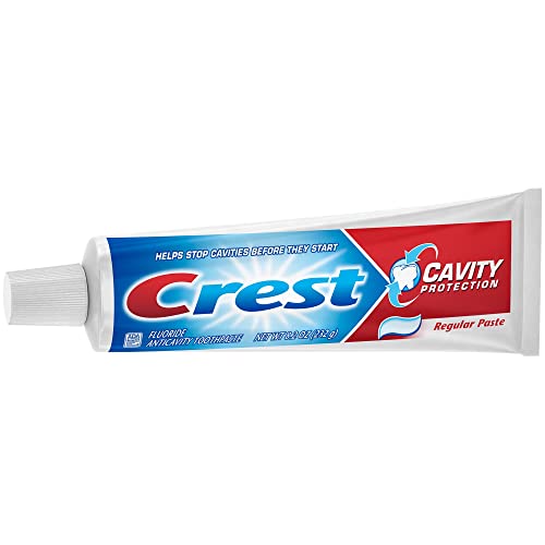 Crest Fluoride Anticavity Toothpaste, Prevents Cavities Before They Start, Regular Paste, 8.2 Ounce (Pack of 5)