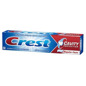 Crest Fluoride Anticavity Toothpaste, Prevents Cavities Before They Start, Regular Paste, 8.2 Ounce (Pack of 5)