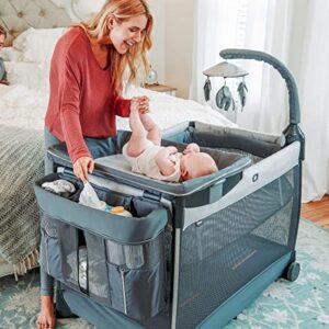 Chicco Lullaby Zip All-in-One Portable Playard - Driftwood | Grey