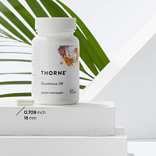 Thorne Glutathione-SR - Sustained-Release Glutathione for Antioxidant Support - 60 Capsules