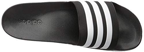 adidas Men's Adilette Shower Slides Black/White/White 10