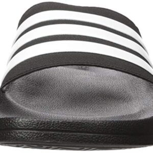 adidas Men's Adilette Shower Slides Black/White/White 10