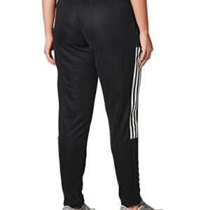 adidas womens Tiro 21 Track Pants Black/White Medium