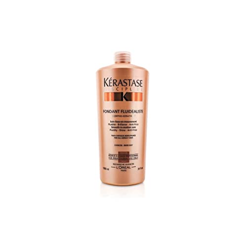 KERASTASE Discipline Fondant Fluidealiste Smooth-in-Motion Care Conditioner for Unisex, 34 Fl Oz