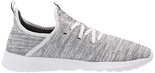 adidas Women's Cloud foam Pure Running Shoe, white/white/black, 8 Medium US