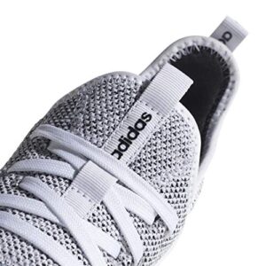 adidas Women's Cloud foam Pure Running Shoe, white/white/black, 8 Medium US