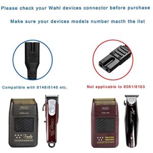 for Wahl Magic Clipper Cordless Charger, 4V Wahl Clipper Charger for Wahl 8164/8591/8148/8504, Wahl 5-Star Magic Clip Cordless Trimmer, Wahl 1919 100 Year Hair Clipper