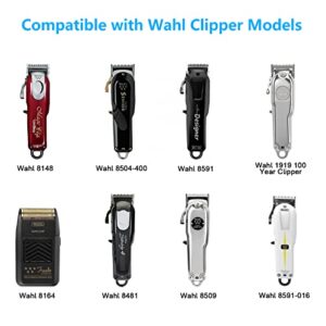 for Wahl Magic Clipper Cordless Charger, 4V Wahl Clipper Charger for Wahl 8164/8591/8148/8504, Wahl 5-Star Magic Clip Cordless Trimmer, Wahl 1919 100 Year Hair Clipper