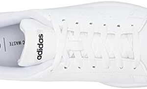 adidas Men's Advantage Racquetball Shoe, White/Cloud White/Ink, 10