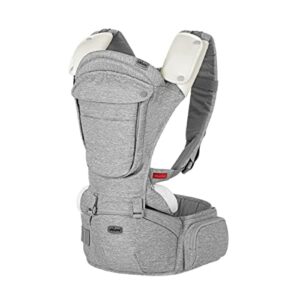 chicco sidekick plus 3-in-1 hip seat carrier – titanium | grey