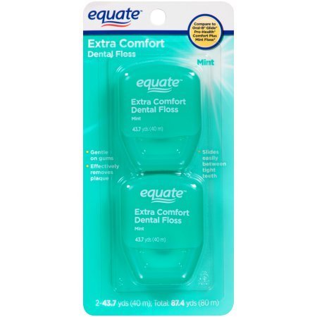 Equate Extra Comfort Mint Dental Floss