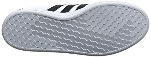 adidas men's Grand Court Sneaker, White/Black/White, 11.5 US