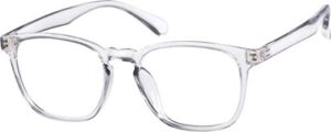 zenni blue light blocking glasses for women men square frame relieve digital screen eye strain tr90 light eyewear