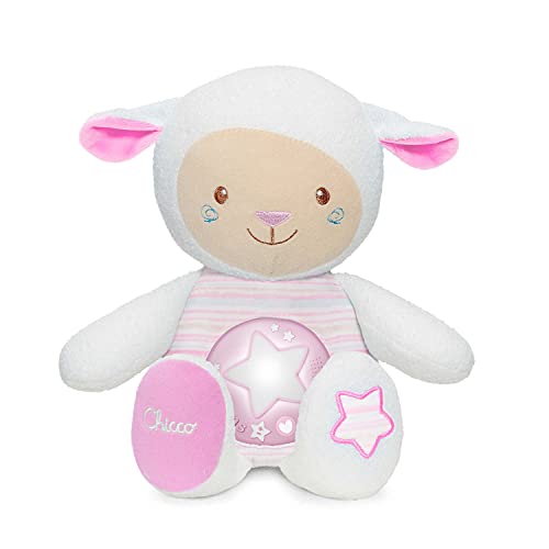 chicco Lullaby Sheep Rose Night Light, Voice Recorder