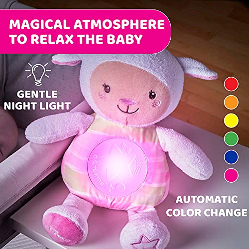 chicco Lullaby Sheep Rose Night Light, Voice Recorder