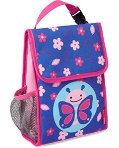 skip hop toddler lunch box, zoo lunch bag, butterfly