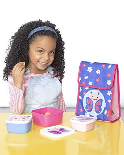 Skip Hop Toddler Lunch Box, Zoo Lunch Bag, Butterfly