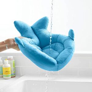 Skip Hop Baby Bath Tub, Newborn Softspot Sink Bather, Moby, Blue