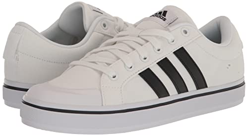 adidas Men's Bravada 2.0 Skate Shoe, White/Black/Black, 8