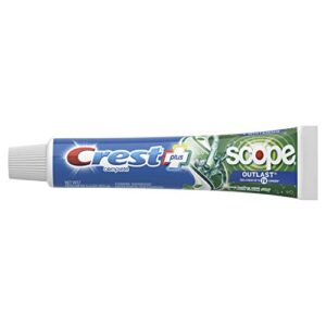 Crest + Scope Outlast Complete Whitening Toothpaste, Mint, 5.4 oz