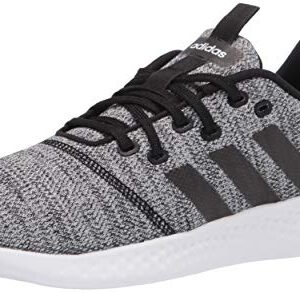 adidas Women's Puremotion Running Shoe, Black/White/Black, 7.5