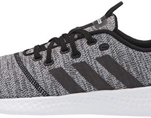 adidas Women's Puremotion Running Shoe, Black/White/Black, 7.5