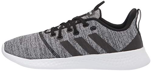 adidas Women's Puremotion Running Shoe, Black/White/Black, 7.5