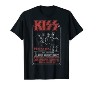 kiss – one night only t-shirt
