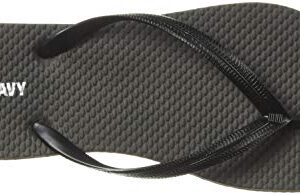 Old Navy Flip Flop Sandals for Woman, Great for Beach or Casual Wear (10, Black)