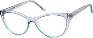 zenni blue light blocking glasses for women stylish lavender tr90 cat-eye frame relieve digital screen eye strain light eyewear uv protection