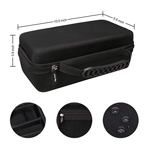 Aproca Hard Travel Storage Case Bag, for Wahl Professional 5-Star #8148 / #8504 / #8545 / #8509 / #8451 Cord/Cordless Magic Clip (Black)