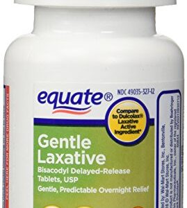 Equate Gentle Laxative Delayed-Release 100 Tablets (Compare to Dulcolax) (1)