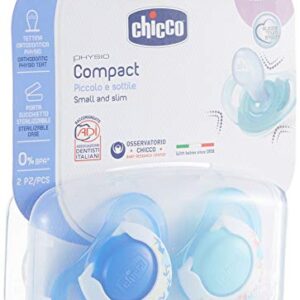Chicco Physio Active Silicone Dummy Blue 12 Months 2 Pieces
