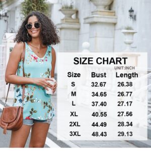 LONGYUAN Ladies Tunic Sleeveless Casual T shirts V Neck Tank Tops Soft Loose Fit Blouses Pink,Small