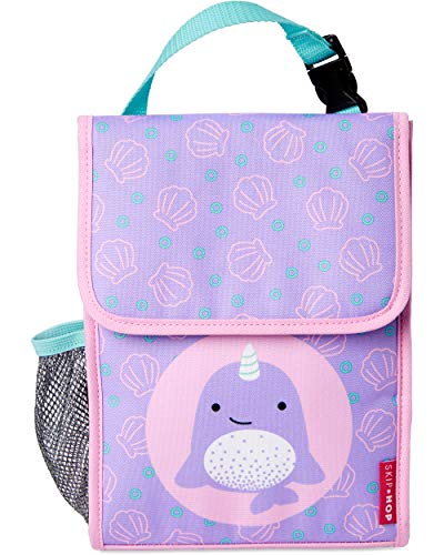 Skip Hop Toddler Lunch Box, Zoo Lunch Bag, Narwhal