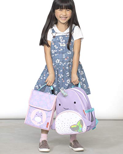 Skip Hop Toddler Lunch Box, Zoo Lunch Bag, Narwhal