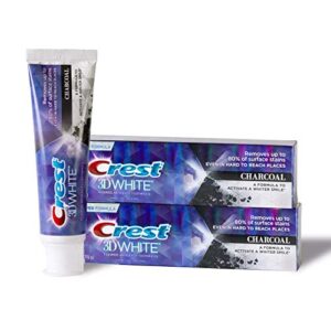 crest 3d white charcoal toothpaste 4.1 oz (116g) – pack of 2