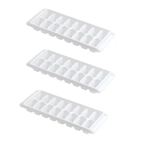 rubbermaid – ice cube tray, 16 cube trays (3 pack, white)