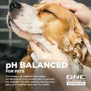 GNC Advanced Medicated Flea & Tick Shampoo for Dogs, 17 oz | Natural Flea & Tick Dog Shampoo Helps Repel Fleas & Ticks | pH Balanced Dog Shampoo in Citronella Scent (FF15156)