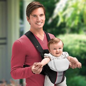 Chicco UltraSoft 2-in-1 Infant Carrier, Baby Carrier for Newborns and Infants between 7.5 to 25 Pounds, Vented Lining, Mesh Side Panels, Black