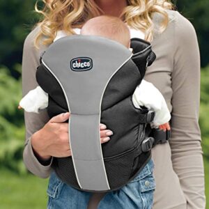 Chicco UltraSoft 2-in-1 Infant Carrier, Baby Carrier for Newborns and Infants between 7.5 to 25 Pounds, Vented Lining, Mesh Side Panels, Black