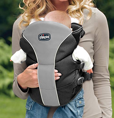 Chicco UltraSoft 2-in-1 Infant Carrier, Baby Carrier for Newborns and Infants between 7.5 to 25 Pounds, Vented Lining, Mesh Side Panels, Black