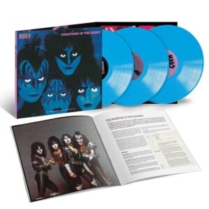 kiss – creatures of the night (limited edition 40th anniversary blue colored vinyl 3lp)