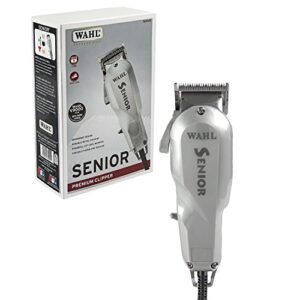 wahl professional senior clipper for heavy duty cutting, tapering, fading and blending – the original electromagnetic clipper with an ultra powerful v9000 motor – model 8500