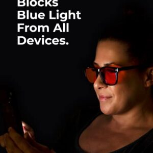 99.9% Blue Light Glasses - Computer Glasses - eSports Gaming Glasses Special Anti-Glare & Anti-Fatigue Filters Help You Sleep Better, Stop Eye Strain, Headaches & Migraines to Look, Feel & Live Better