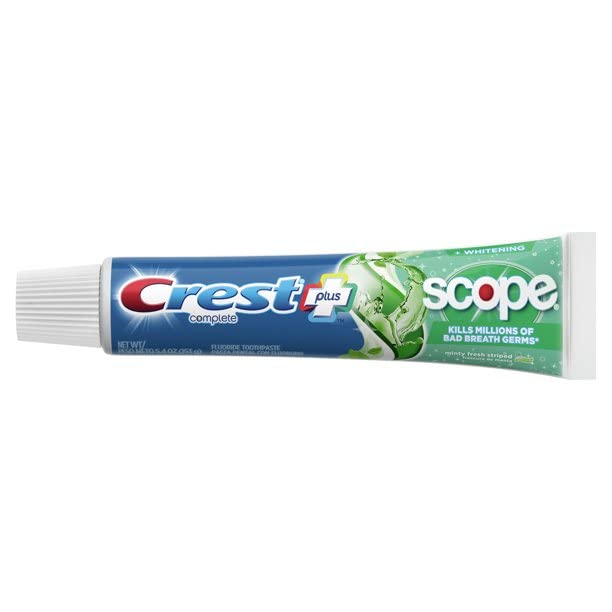 Crest Toothpaste Plus Scope Whitening Minty Fresh (Pack of 6)