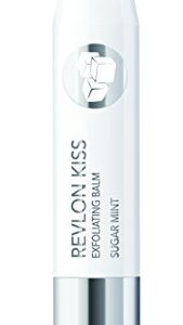 Lip Scrub Balm by Revlon, Kiss Sugar Scrub Exfoliator, Face Makeup with 24 Hour Long Lasting Hydration, Sugar Mint, 0.09 Oz